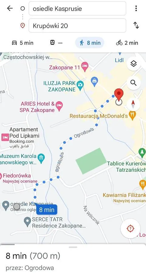 Apartamento Apartament Kasprus Zakopane Polonia